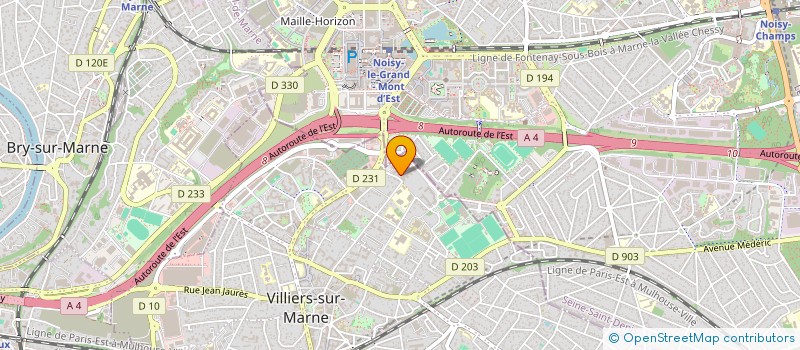 localisation de l'entreprise MADAME SAHAZANIAINA RAKOTONDRABARY  VILLIERS-SUR-MARNE