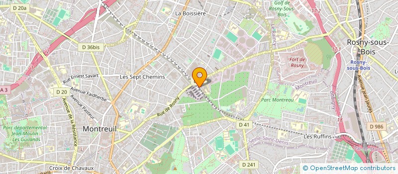 localisation de l'entreprise MADAME SAHE CIBOT à MONTREUIL