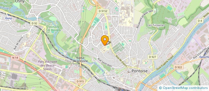 localisation de l'entreprise MADAME SAHEEN FEROZ à PONTOISE