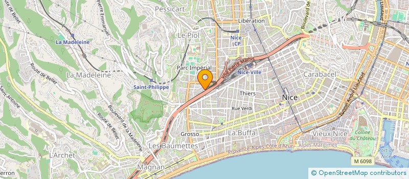 localisation de l'entreprise MADAME SAHELI MBAKOP TATPA  NICE