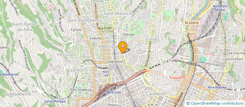 localisation de l'entreprise MADAME SAHI GUEU  NICE