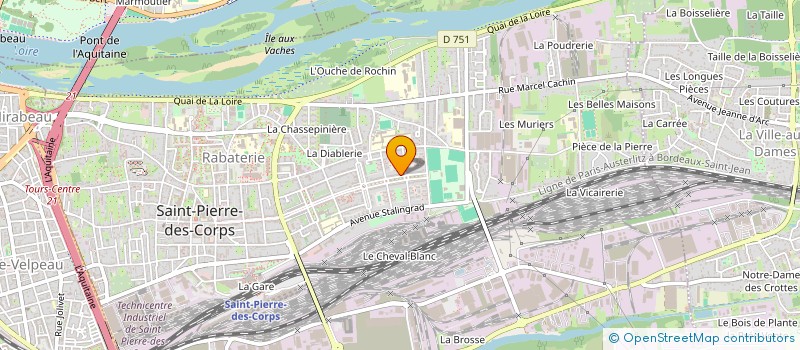 localisation de l'entreprise MADAME SAHNNA BESSEGARI  SAINT-PIERRE-DES-CORPS