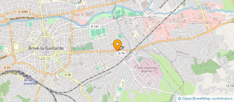 localisation de l'entreprise MADAME SAHOLIMBOAHIRANA MOREAU  BRIVE-LA-GAILLARDE