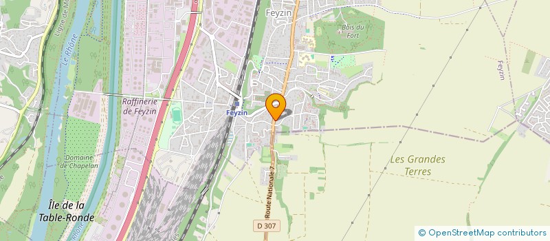 localisation de l'entreprise MADAME SAHRA BENRAMDANE à FEYZIN