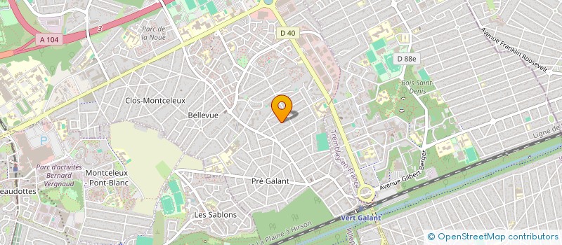 localisation de l'entreprise MADAME SAHRA GUIRAGOSSIAN à VILLEPINTE