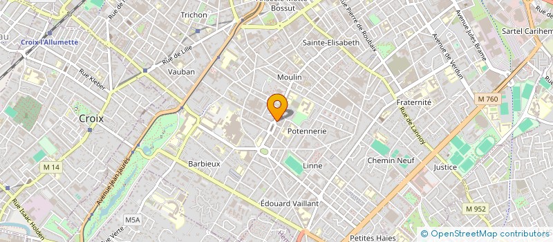 localisation de l'entreprise MADAME SAHRA HACHEREZ  ROUBAIX