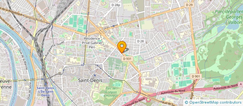 localisation de l'entreprise MADAME SAHRA KABOUSS à SAINT-DENIS