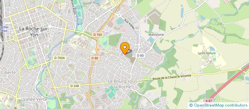 localisation de l'entreprise MADAME SAHRA-MELODY DUPONT à LA ROCHE-SUR-YON