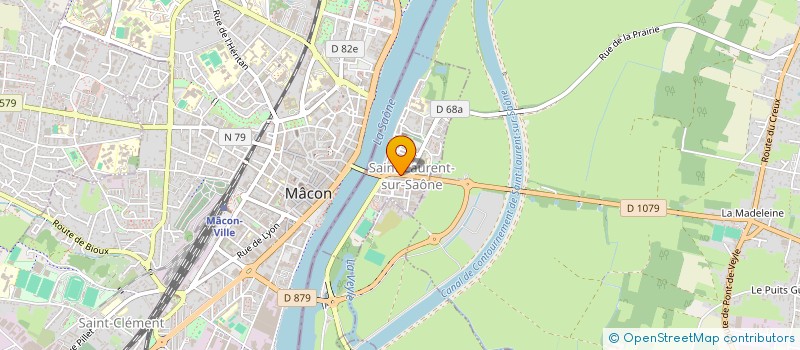 localisation de l'entreprise MADAME SAHSENEM OZEL à SAINT-LAURENT-SUR-SAONE