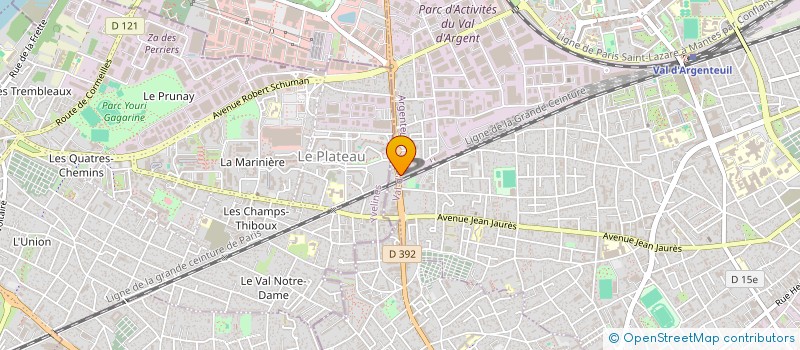 localisation de l'entreprise MADAME SAID BEN EL MALLAH  ARGENTEUIL