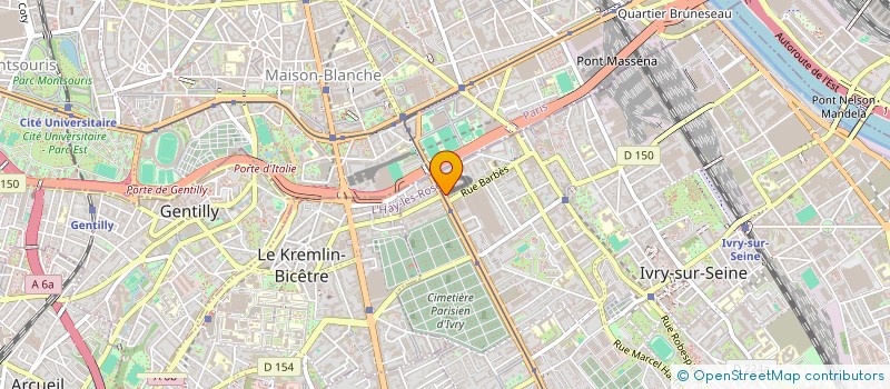 localisation de l'entreprise MADAME SAIDA ABED  IVRY-SUR-SEINE