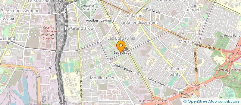 localisation de l'entreprise MADAME SAIDA AFQIR à LYON
