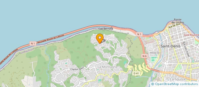 localisation de l'entreprise MADAME SAIDA ALIBHAY  SAINT-DENIS