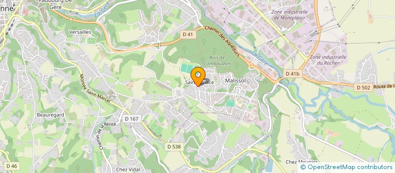 localisation de l'entreprise MADAME SAIDA AMQRANE  VIENNE