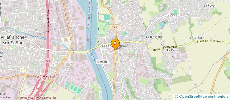 localisation de l'entreprise MADAME SAIDA BAGHDADI  JASSANS-RIOTTIER