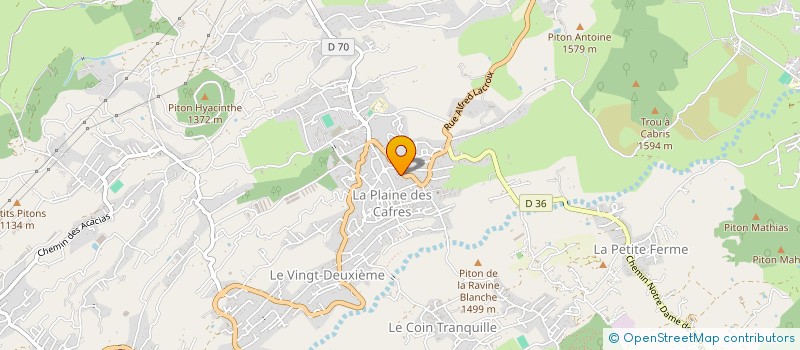 localisation de l'entreprise MADAME SAIDA BAKARI  LE TAMPON