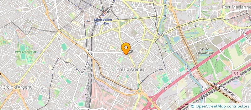 localisation de l'entreprise MADAME SAIDA BELBACHIR à MONTPELLIER