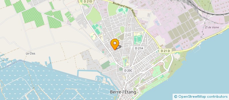 localisation de l'entreprise MADAME SAIDA BELKADI à BERRE-L'ETANG