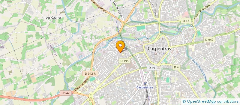 localisation de l'entreprise MADAME SAIDA BENABDALLAH  CARPENTRAS