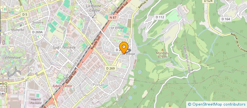 localisation de l'entreprise MADAME SAIDA BOUAFINA à SAINT-MARTIN-D'HERES