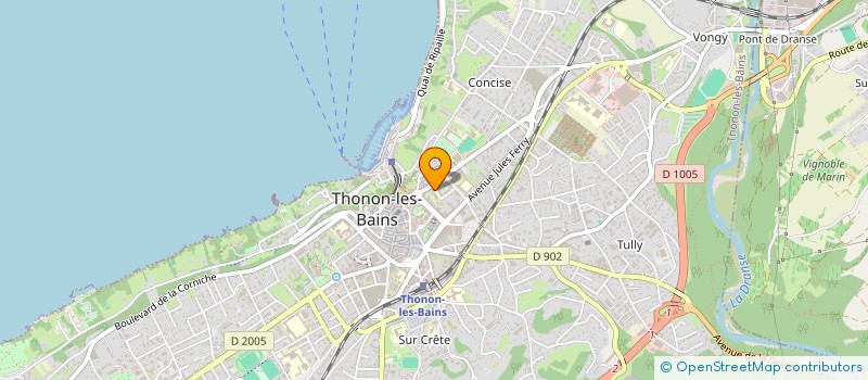 localisation de l'entreprise MADAME SAIDA BOUCHNAFA à THONON-LES-BAINS