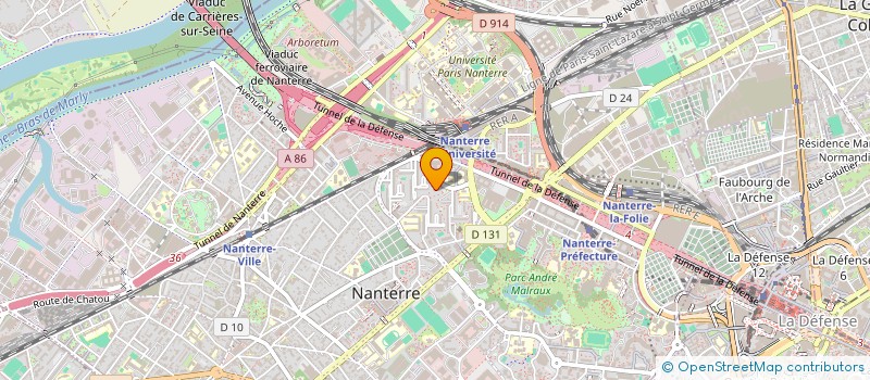 localisation de l'entreprise MADAME SAIDA FERHI à NANTERRE