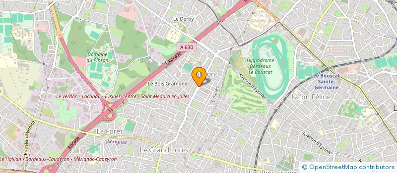 localisation de l'entreprise MADAME SAIDA GHARBI  EYSINES