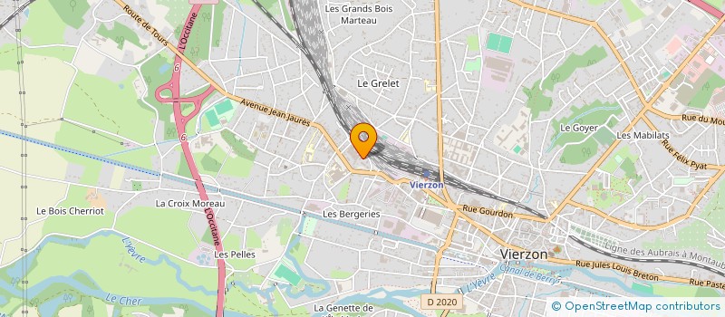 localisation de l'entreprise MADAME SAIDA KACI-OUSSAID  VIERZON