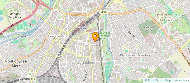 localisation de l'entreprise MADAME SAIDA KAROUI  METZ