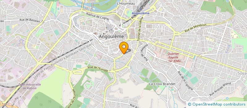 localisation de l'entreprise MADAME SAIDA KASMI à ANGOULEME