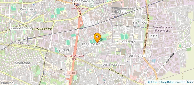 localisation de l'entreprise MADAME SAIDA MABREK  VILLEURBANNE