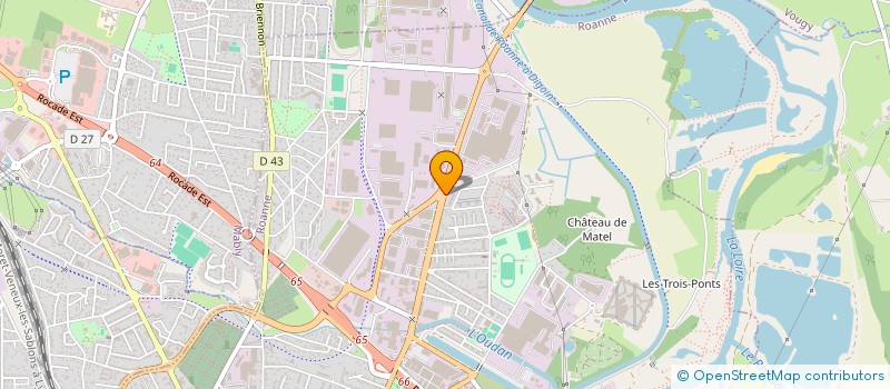 localisation de l'entreprise MADAME SAIDA MALDONADO IZA  ROANNE