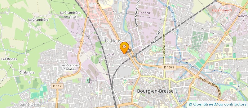 localisation de l'entreprise MADAME SAIDA MAROUANI  VIRIAT