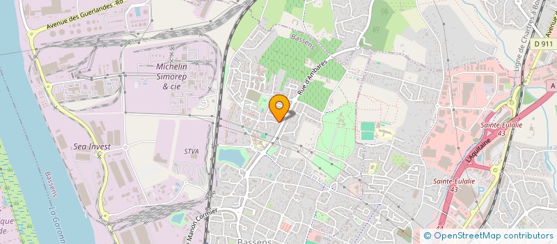 localisation de l'entreprise MADAME SAIDA MATRACHE  BASSENS