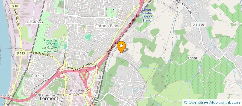 localisation de l'entreprise MADAME SAIDA MEHERZI  SAINTE-EULALIE