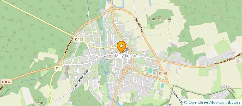 localisation de l'entreprise MADAME SAIDA MENOUER  MILLY-LA-FORET