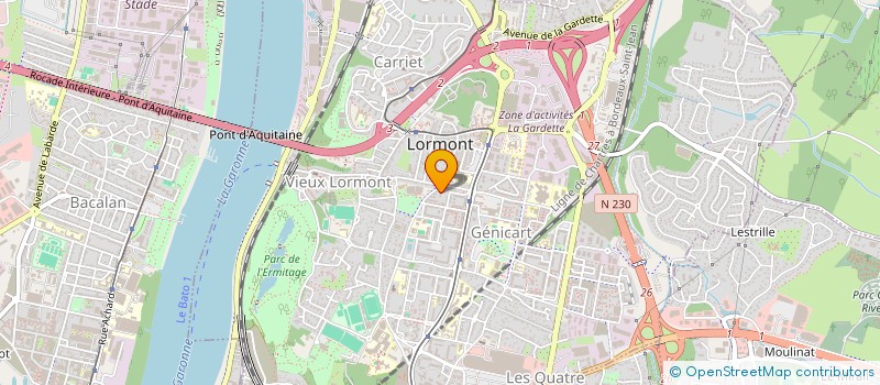 localisation de l'entreprise MADAME SAIDA MHAMDI  LORMONT