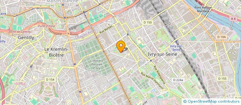 localisation de l'entreprise MADAME SAIDA OUANAS  IVRY-SUR-SEINE