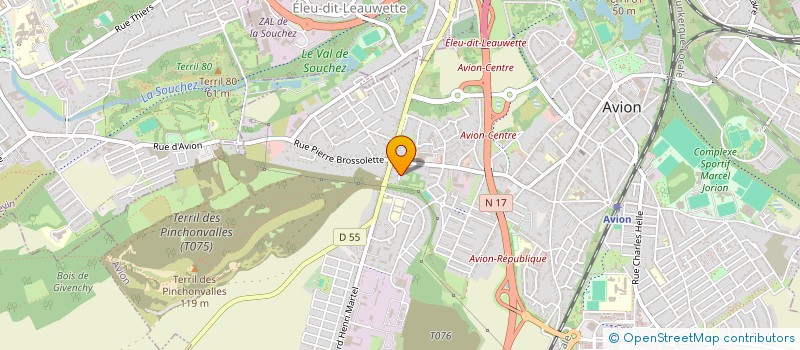 localisation de l'entreprise MADAME SAIDA OUCHANI  AVION