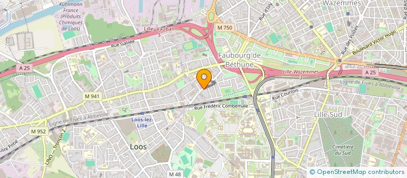 localisation de l'entreprise MADAME SAIDA OUDINA à LILLE