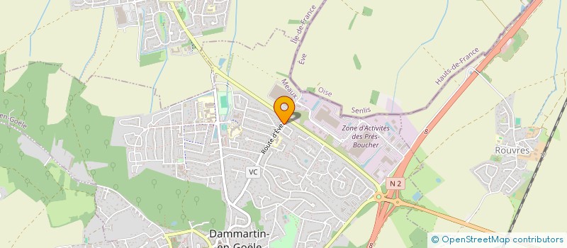 localisation de l'entreprise MADAME SAIDA SAINT-LOUIS  DAMMARTIN-EN-GOELE