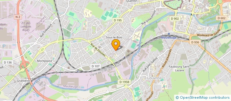 localisation de l'entreprise MADAME SAIDA SEBA  MAUBEUGE