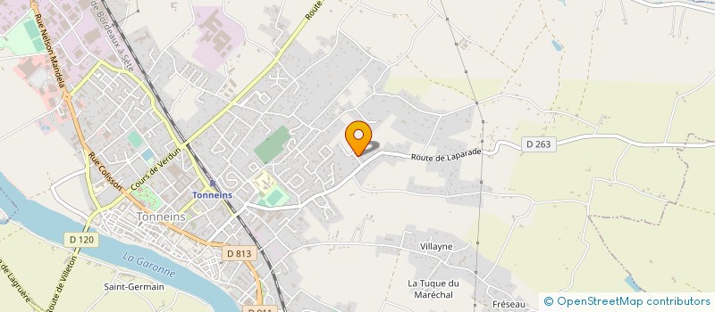 localisation de l'entreprise MADAME SAIDA STOB à TONNEINS