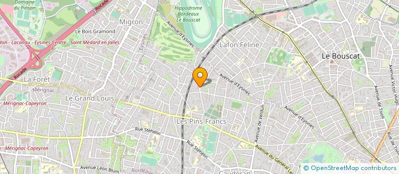 localisation de l'entreprise MADAME SAIDA THAMINE à BORDEAUX