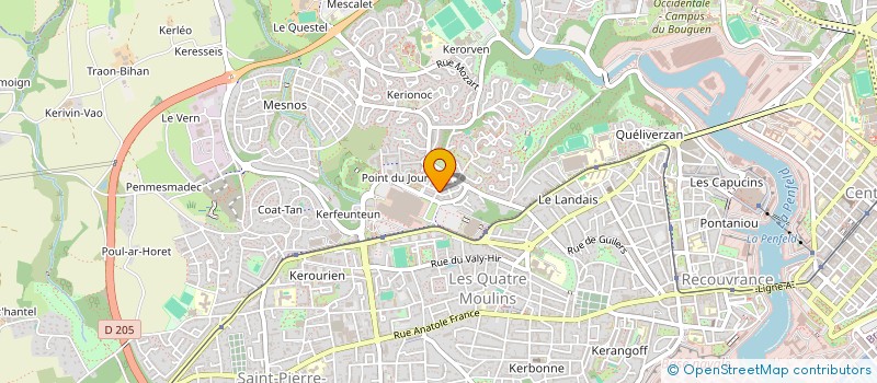 localisation de l'entreprise MADAME SAIDHBHIN O GHEALLABHAIN à BREST