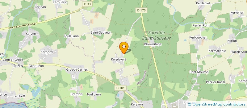 localisation de l'entreprise MADAME SAIDI MAYER  MERLEVENEZ