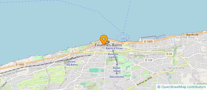 localisation de l'entreprise MADAME SAIFON THONGLON  EVIAN-LES-BAINS