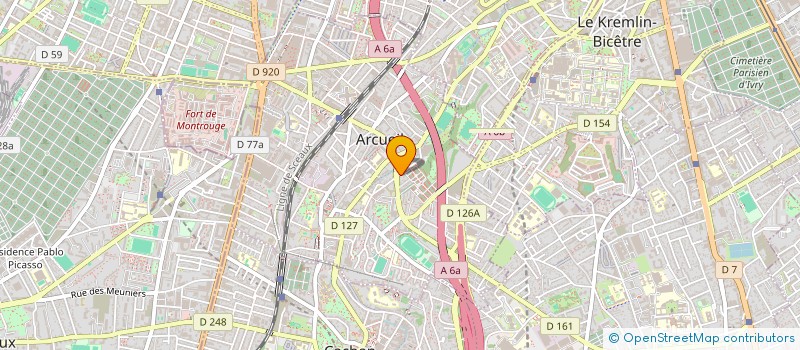 localisation de l'entreprise MADAME SAIMA BEN BRAHIM  ARCUEIL