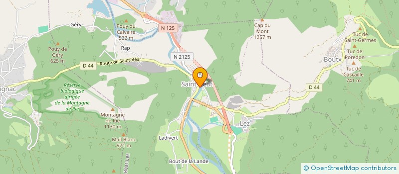 localisation de l'entreprise MADAME SAIMA BENGUEDOUAD  SAINT-BEAT-LEZ