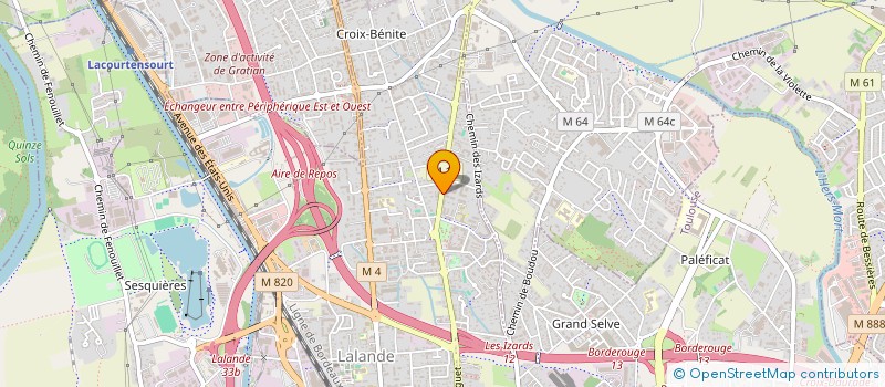 localisation de l'entreprise MADAME SAIMYNE RICHEMONDE IKOUNGA BAHOUNA  TOULOUSE